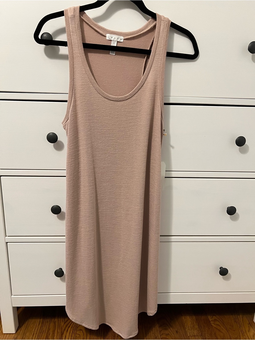 Leith Blush Sleeveless Midi Dress